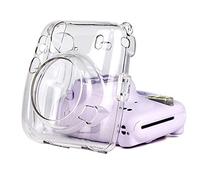 HUSHUI Custodia Protettiva Trasparente per Fotocamera Istantanea Custodia Protettiva per Mini11 Borsa Leggera e Resistente con Tracolla per Viaggio 121 G