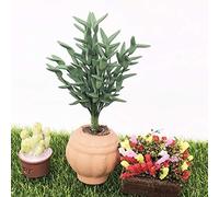 HUSHUI Decorazione Bonsai per Piante di Case delle Bambole in Miniatura 1:12 Accessorio Squisito per gli Amanti delle Case delle Bambole Materiale in Resina