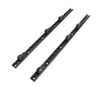 HUSHUI di Ancoraggio Cingoli da 60 Cm di Lunghezza con Raccordo a Doppio Perno Resistente, Ideale per il Controllo del Carico in Rimorchi e camion. Alluminio Anodizzato nero.