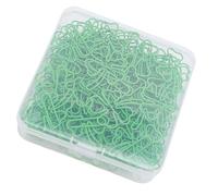 HUSHUI di Carta da 100 Pezzi di Carta Cute Multifunzionale a 4 Foglie di Segnalibri con Scatola Trasparente per Ufficio