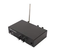 HUSHUI di Monitoraggio Wireless UHF, Trasmettitore Stereo Professionale a 36 Punti di Frequenza con Porta di Ingresso da 3,5 per Scheda Dal e Ritorno Orecchio Live Netroots