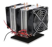 HUSHUI di Raffreddamento a Semiconduttore Peltier con di Raffreddamento Termoelettrico da 12 V per Mini Frigoriferi e Dispositivi di per Animali Domestici, Design Efficiente in Lega di Alluminio