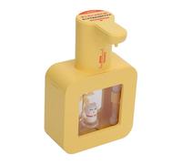HUSHUI Dispenser di Sapone Touchless Automatico a Schiuma 3 Livelli Regolabile per Cucina Bagno Hotel 1200mAh USB (Gialla)