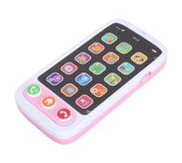 HUSHUI Dispositivo di Apprendimento Interattivo Giocattolo per Cellulare per Bambini, Cellulare Multifunzionale per Gioco Musicale, Materiale ABS Sicuro, 1 unità (Rosa)