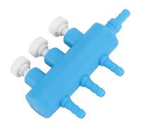 HUSHUI Divisore di Ossigeno in Plastica Regolabile con Valvola Dell'aria Dell'acquario per il Controllo del Flusso di Ossigeno Dell'acquario in Acquacoltura 1 unità (1 min 3 con valvola)