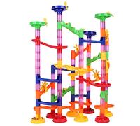 HUSHUI DIY Marble Race Run Labirinto Palline Traccia Giocattoli Educativi per Bambini, Giocattolo di Plastica Durevole Colorato Brillante per lo Sviluppo Dell'apprendimento dei Bambini