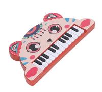 HUSHUI Elettronico per Bambini Design a Cartoni Animati Simpatico Strumento Musicale Educativo Giocattolo per Principianti e Bambini Plastica 1 unità (Organo elettronico)
