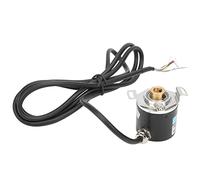 HUSHUI Encoder ABZ Riduttore Motore Incrementale Trifase Ad Albero Cavo per Forniture Industriali DC5-24V 6mm (C38S6G5-2000Z-G24N)