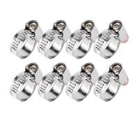 HUSHUI Fascette Stringitubo in Acciaio Inossidabile Antiruggine 20 Pezzi Clip Robuste per Uso Automobilistico e Petrolchimico (19-29 mm)