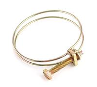 HUSHUI Fascette Stringitubo Regolabili da 10 Pezzi per Impianti Idraulici con Design Robusto a Doppio Filo, Ferro Zincato, Ideale per il Fissaggio dei Tubi (32 mm (28-32))