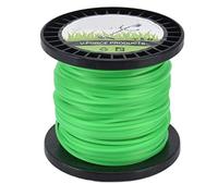 HUSHUI Filo per Decespugliatore da 2,0 Mm per un Taglio Ad Alta Efficienza Nella Cura del Prato - Materiale in Nylon Resistente - Facile da Usare - 1 Bobina (100 m/328,1 piedi)