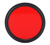 HUSHUI Filtro per Lenti a Colori da 37 Mm, Resistente All'olio e Ai Graffi con Rivestimento Nano Multistrato, per Fotografie di Alba e Tramonto, Prateria, Foresta, Fuji (Rossa)