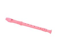 HUSHUI Flauto Dolce Soprano in ABS per Educazione Musicale Nelle Scuole Materne Ed Elementari, Design a 8 Fori, Materiale ABS Resistente (Rosa)