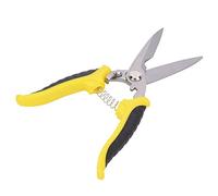HUSHUI Forbici Strumento Affilato Multifunzionale per Elettricisti per Uso Domestico e Professionale Manico Giallo in Acciaio Inossidabile (#2)