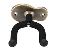 HUSHUI Gancio per Montaggio a Parete per Chitarra, Supporto per Gancio in Metallo con EVA per Basso Elettrico Acustico Ukulele Violino Studio Room Wall (Champagne Oro)