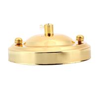 HUSHUI Gancio per Plafoniera 2 Pezzi Elegante Portapiatti per Lampadario in Ferro per Ristorante e Bar Oro (Oro)