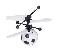 HUSHUI Giocattolo con Palla Volante RC con Luce a LED per Bambini - Palla Volante Interattiva con Volo Stabile, Perfetta per Il Divertimento al Chiuso e All'aperto, Realizzata in Resistente (Calcio)