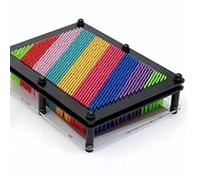 HUSHUI Giocattolo da Tavolo 3D Pin Art Colorato e Creativo per Divertimento Educativo per Bambini e Adulti, Migliora L'immaginazione con Modelli Incredibili, 17,8 X 12,5 Cm (#1)