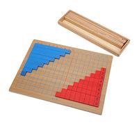 HUSHUI Giocattolo Educativo in Legno per Addizioni e Sottrazioni Numeriche per Bambini 36 m+, Materiale Durevole in Legno di Faggio, Migliora Le abilità Matematiche con 34 Barre Numeriche