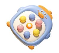 HUSHUI Giocattolo Interattivo per Colpire con le per Bambini Gioco Interattivo Antistress con Papere per Cartoni Animati per Divertimento in Famiglia Portatile 9,7x9,3x4,3 Cm (Blu)