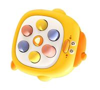HUSHUI Giocattolo Interattivo per Colpire con le per Bambini Gioco Interattivo Antistress con Papere per Cartoni Animati per Divertimento in Famiglia Portatile 9,7x9,3x4,3 Cm (Gialla)