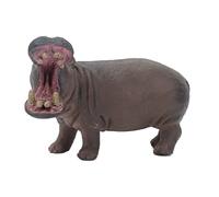 HUSHUI Giocattolo Modello Ippopotamo Figurine Realistiche di Ippopotamo in Plastica Solida per L'immaginazione dei Bambini Gioca Dai 3 Anni in su (Tipo 2)