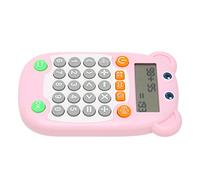 HUSHUI Giocattolo per Esercizi Aritmetici per Bambini, Macchina per Allenamento Matematico con Comandi Vocali in Stile Cartone Animato Carino con 27 Tasti, Perfetto per L'istruzione e il Pensiero