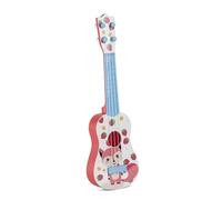HUSHUI Giocattolo Ukulele per Bambini Strumento Musicale in Plastica Resistente con Motivo a Cartoni Animati per Bambini Educativi 1 unità (Modello volpe alla fragola)