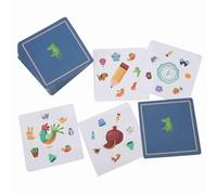 HUSHUI Gioco di Abbinamento per Bambini, Divertente Potenziatore di Memoria per Giochi Educativi con la Famiglia, 54 Carte di Carta 9x9 Cm ((carte))