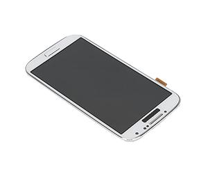 HUSHUI Gruppo Display LCD Sostitutivo dello Schermo per S4, Digitalizzatore Touch di Alta qualità, Sostituzione Diretta per L'uso del Telefono Cellulare, Durata Eccellente (Bianco)