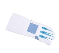 HUSHUI Guanto da Scherma Imbottito per la Mano Sinistra, Resistente All'abrasione, Protezione Confortevole per L'allenamento con la Sciabola e la Spada, S (Taglia XS)