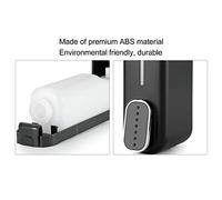 HUSHUI HUSHUI Contenitore per Gel Doccia a Parete in ABS con Pressa Manuale da 300 Ml per Hotel Domestici (Nera)
