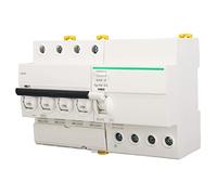 HUSHUI Interruttore Automatico Miniaturizzato PA66 Ignifugo 4P e N AC400V Dispositivo di Sicurezza Elettrico per Uso Commerciale e Industriale (10A)