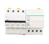 HUSHUI Interruttore Automatico Miniaturizzato PA66 Ignifugo 4P e N AC400V Dispositivo di Sicurezza Elettrico per Uso Commerciale e Industriale (mio fratello)