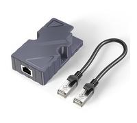 HUSHUI Kit Adattatore Cavo Ethernet Compatto per Dishy V2 con Prestazioni Adattive Dell'iniettore POE per Vari Ambienti