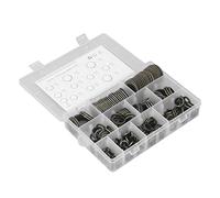 HUSHUI Kit Assortimento Rondelle Paraolio 230 Pezzi, Guarnizione Tappo Scarico Olio in Gomma M6 a M26 con Labbro Autocentrante, per Industria Ad Alta Temperatura