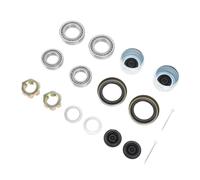 HUSHUI Kit Cuscinetto Assale per Rimorchio da 3500 Libbre, Design Durevole a Basso Rumore per Rimorchi da 1 1/16 Pollici a 3/8 Pollici con 20 Accessori