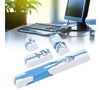 HUSHUI Kit di Copritasti Modello Pinguini Set di Copritasti PBT Eleganti per Tastiera Meccanica con Tasti Spazio, ESC, Invio, Invio del Tastierino Numerico (Pinguino 4 chiavi)