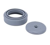 HUSHUI Kit di Riparazione per Valvola a Spruzzo, Coperchio per Soffione Doccia Rotondo per Rubinetti Commerciali, con Coperchio Interno e Viti Facile Installazione, Adatto per (9957 coperchio/grigio)