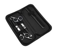 HUSHUI Kit Forbici Parrucchiere Utensili Taglio Professionali in Acciaio Inossidabile per Salone e Uso Domestico Cesoie Regolari 6,9 Pollici e per Sfoltire 6,5 Pollici