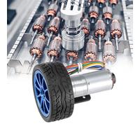 HUSHUI Kit Motoriduttore Encoder Fai-da-te con Staffa Ad Alta Precisione per Robot per Auto Intelligenti, Motore Elettrico 12V, Ingranaggio in Metallo Resistente, Ideale per Progetti di Robotica e