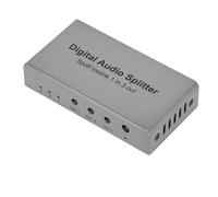 HUSHUI La Lega Compatta dello Splitter Ottico 1x3 SPDIF Supporta Dolby AC3 per La Configurazione del Lettore DVD CD Home Theater