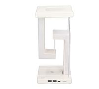 HUSHUI Lampada da Scrivania a LED Touch a Levitazione Magnetica con Ricarica Wireless per Decorazioni per L'home Office Materiale ABS Bianco
