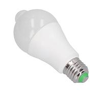 HUSHUI Lampadina a Induzione E27 Lampadina a Risparmio Energetico con Controllo della Luce PIR per Corridoi e Scale 18W Alluminio PC di Alta qualità 125x60mm (Luce bianca pura 6000-6500k)