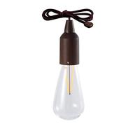 HUSHUI Lampadina a LED a Fune, Lanterna a Sospensione Portatile alimentata a Batteria per la Decorazione di Una Stanza da Campeggio Interna ed Esterna