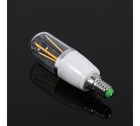 HUSHUI Lampadina per Lampadario a LED E14 Stile Vintage, Luce Bianca Calda Fredda a Risparmio Energetico, Ideale per la Decorazione Domestica, Durata di 30.000 Ore, Materiale PC Trasparente (Oh)