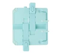 HUSHUI Leggio, Supporto per Libri Portatile Pieghevole con Bordi Arrotondati e Lisci per la Biblioteca Scolastica, L'ufficio, la Casa, Realizzato in Materiale ABS di Alta qualità (Blu)