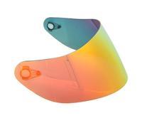 HUSHUI Lente per Casco da Motociclista Visiera Trasparente Resistente Ai Raggi UV per Viaggi Estivi All'aperto Materiale PC 1 X unità (Marrone Rosso)