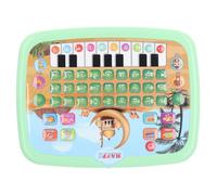 HUSHUI Libro di Apprendimento Arabo Elettronico, Giocattolo Educativo Interattivo con 28 Lettere e 10 Numeri, per i Bambini per Imparare la Lingua Araba (Verde)