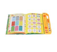 HUSHUI Libro Elettronico per Bambini Libro Sonoro Educativo per L'apprendimento delle Lingue 3+ Anni Giocattolo Interattivo in ABS di Alta qualità 25x23x2 Cm